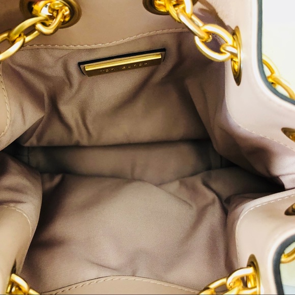 Tory Burch Fleming mink pink mini backpack - Picture 5 of 6